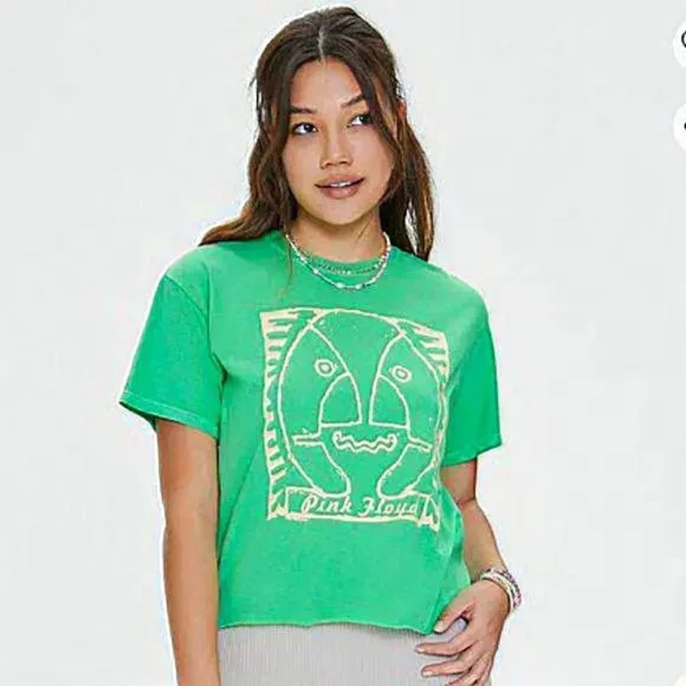 3/$10 DEAL Pink Floyd Green Graphic Tee